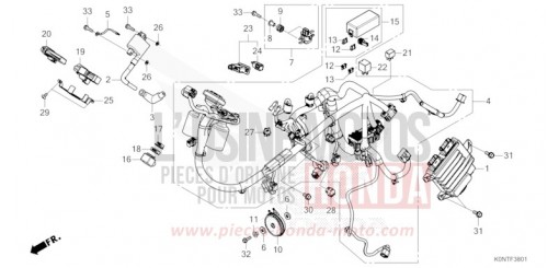 KABELBAUM (CBF125MEF) CBF125MEFT de 2026